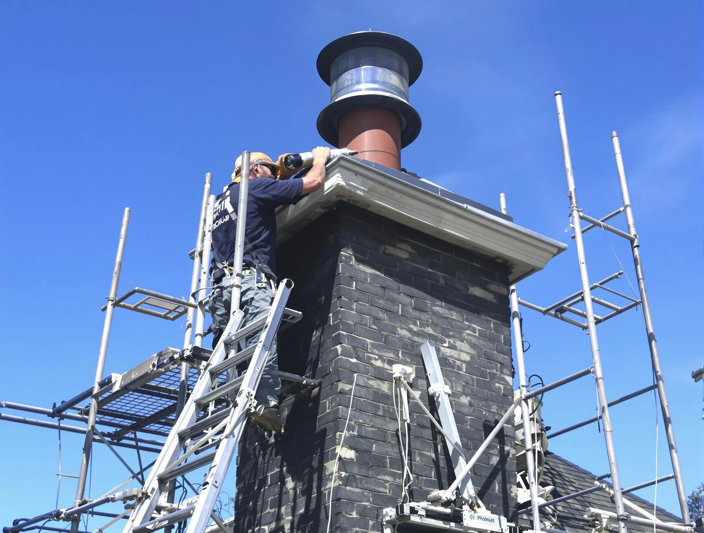 Sturdy chimney crown finished by Lexington Chimney Sweep in Lexington, MA
