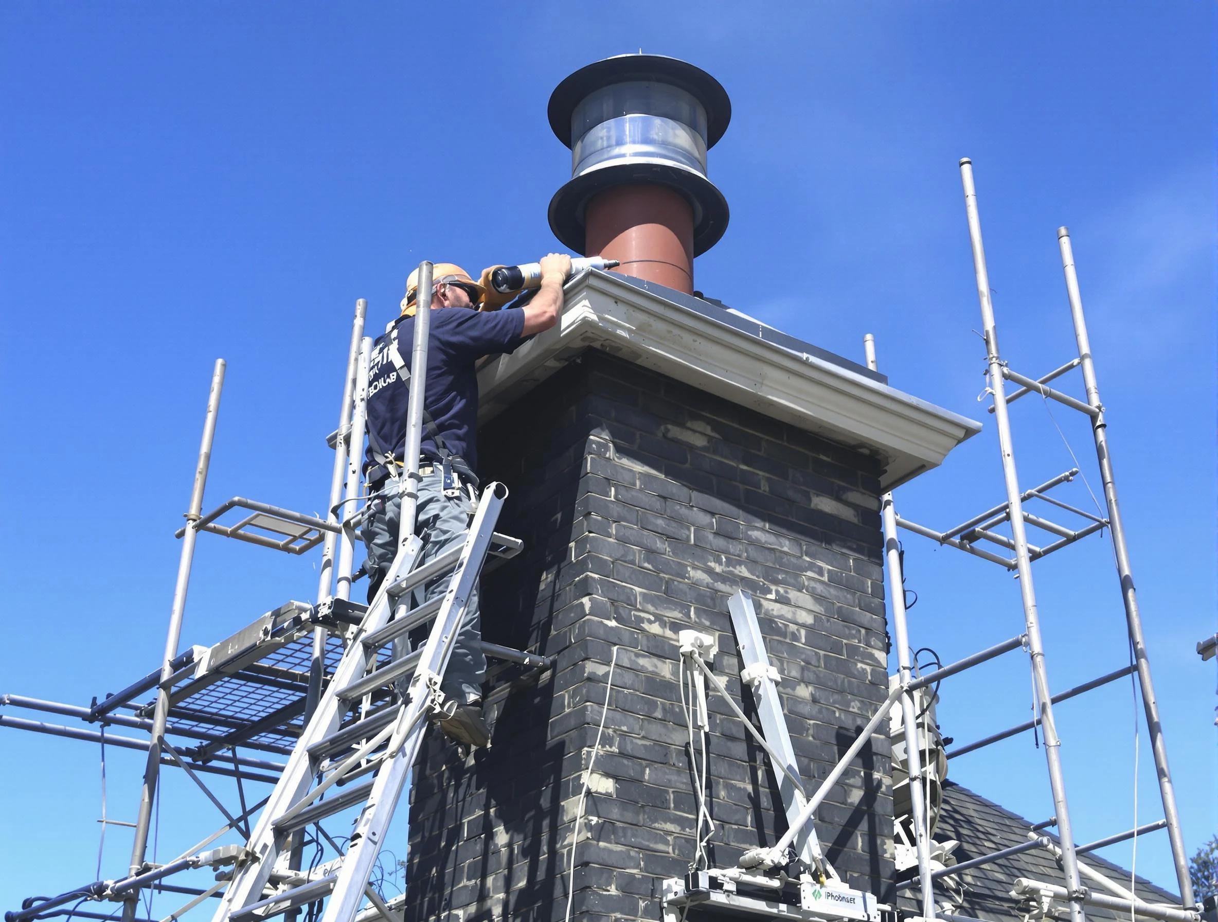 Sturdy chimney crown finished by Lexington Chimney Sweep in Lexington, MA