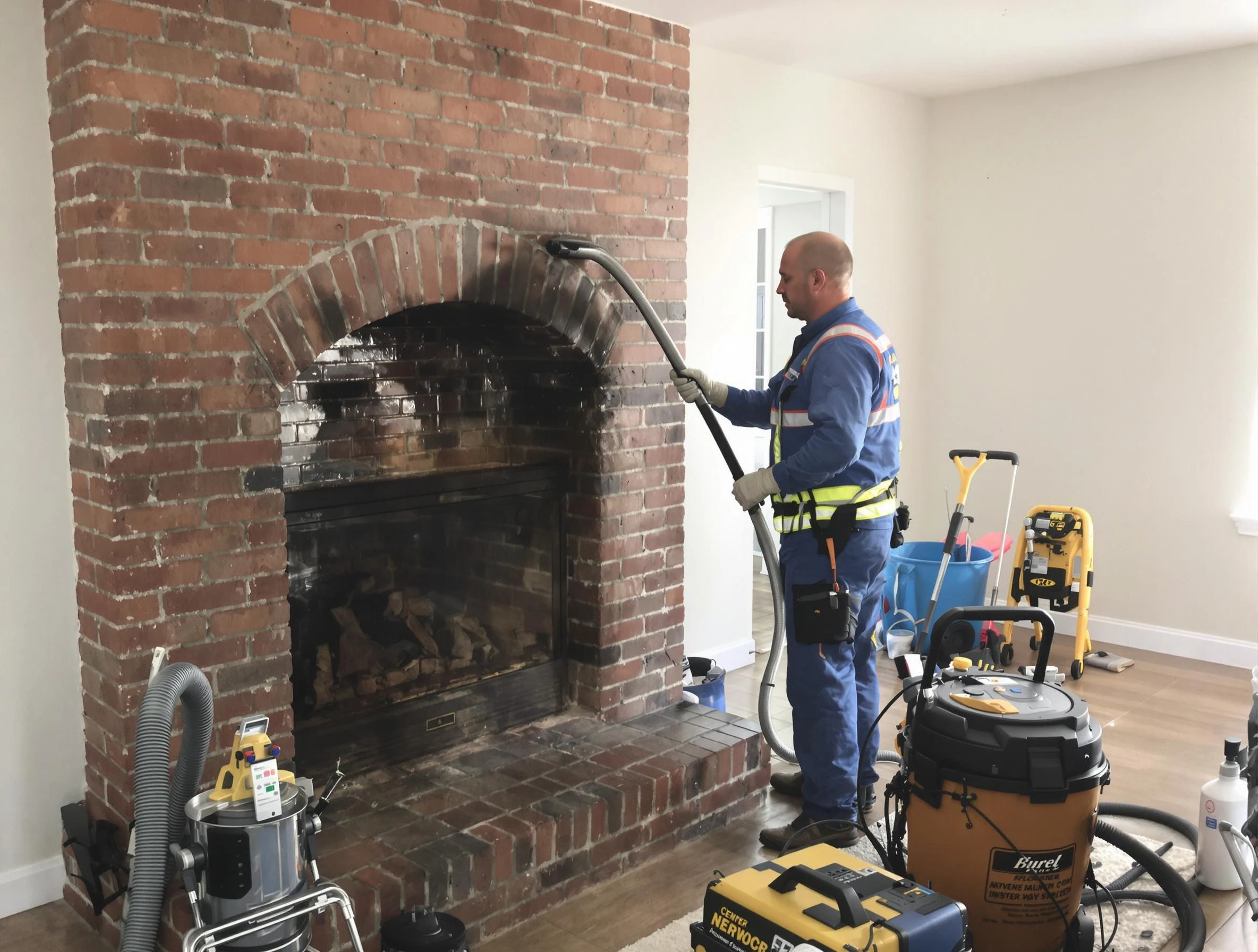 Lexington Chimney Sweep expert performing detailed chimney sweep in Lexington, MA