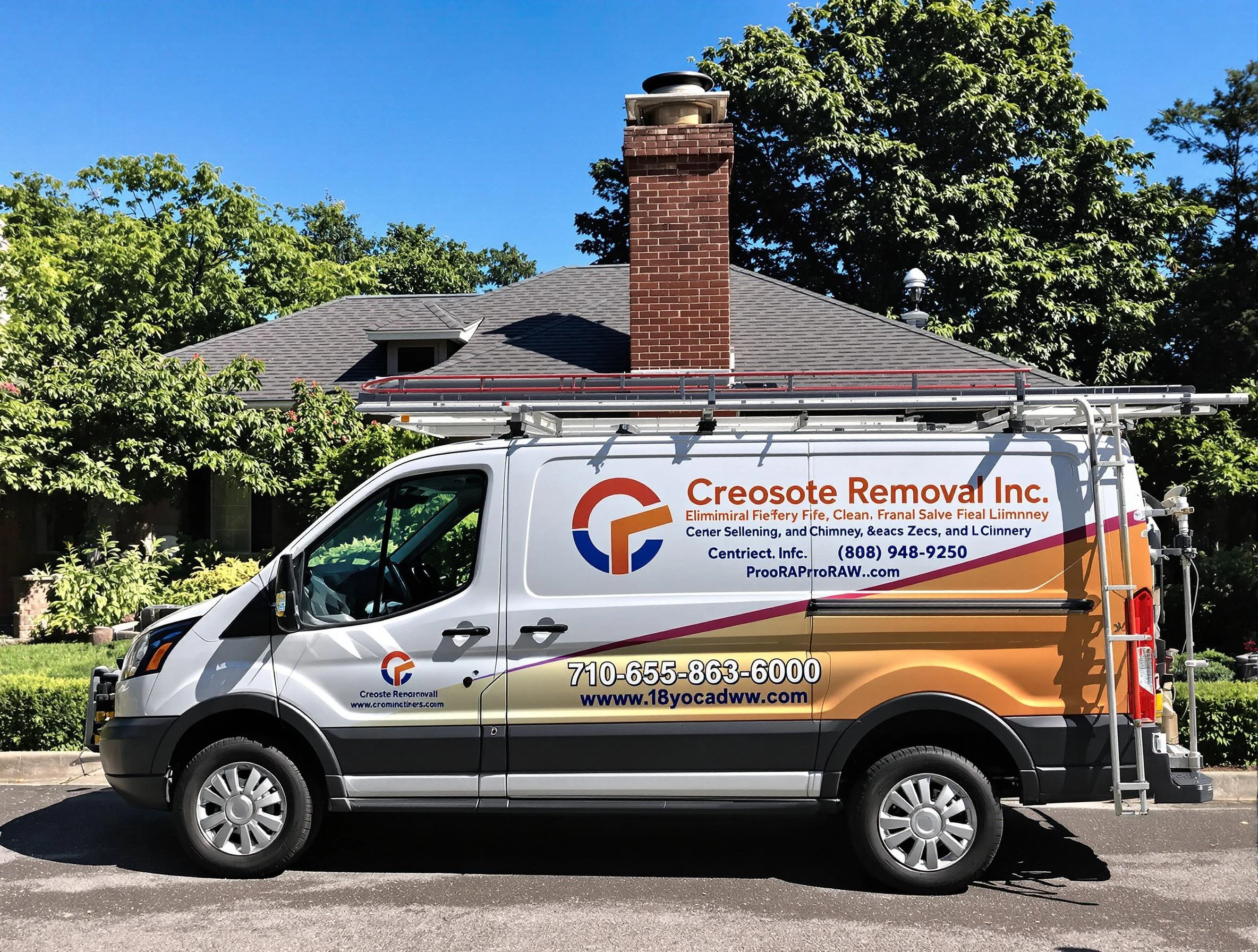 Lexington Chimney Sweep technician removing creosote safely in Lexington, MA